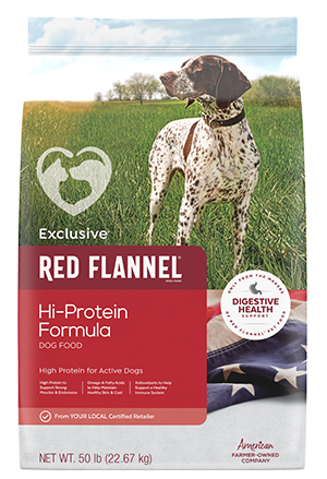 Image of Red Flannel® Hi-Protein Formula Active Dog Food bag